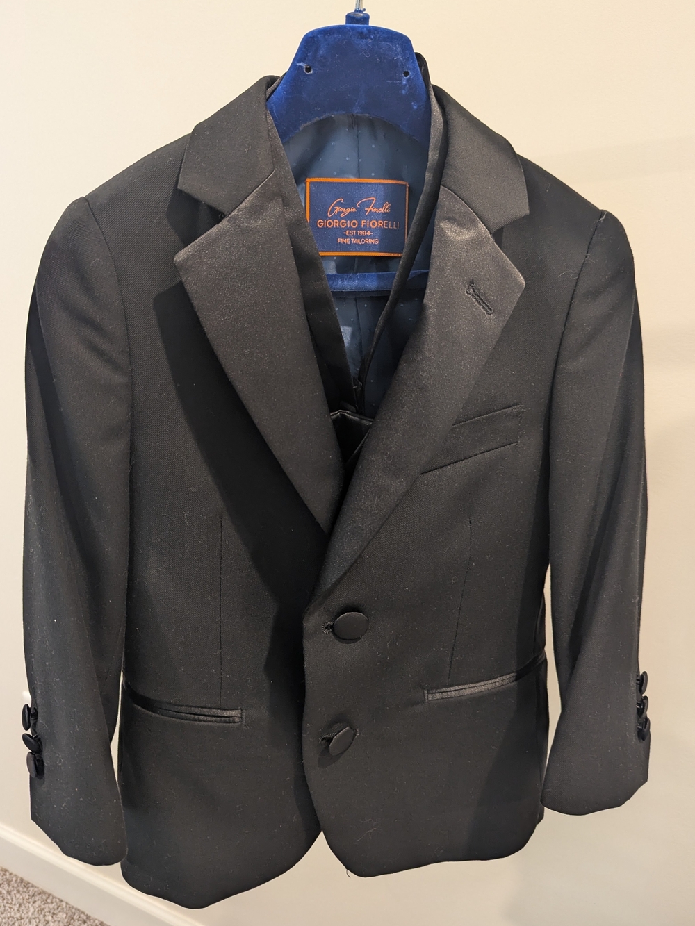 Giorgio Fiorelli Little Boy's Black Formal Tuxedo